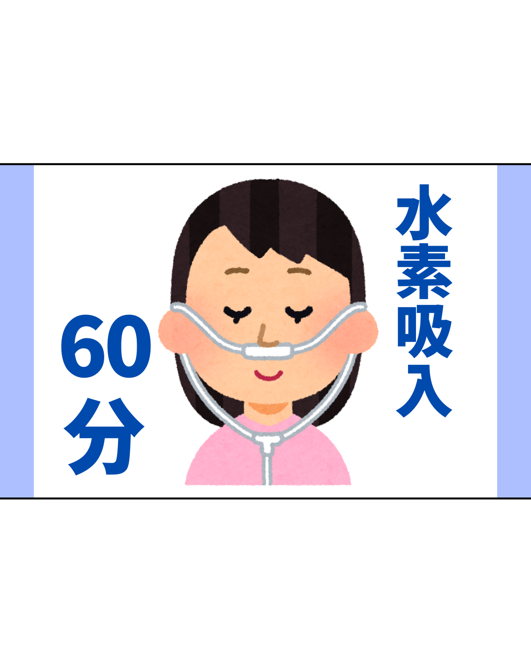 水素吸入 60分